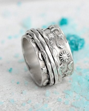 Last Day 49% OFF  Spinner Star Moon Sun Ringð