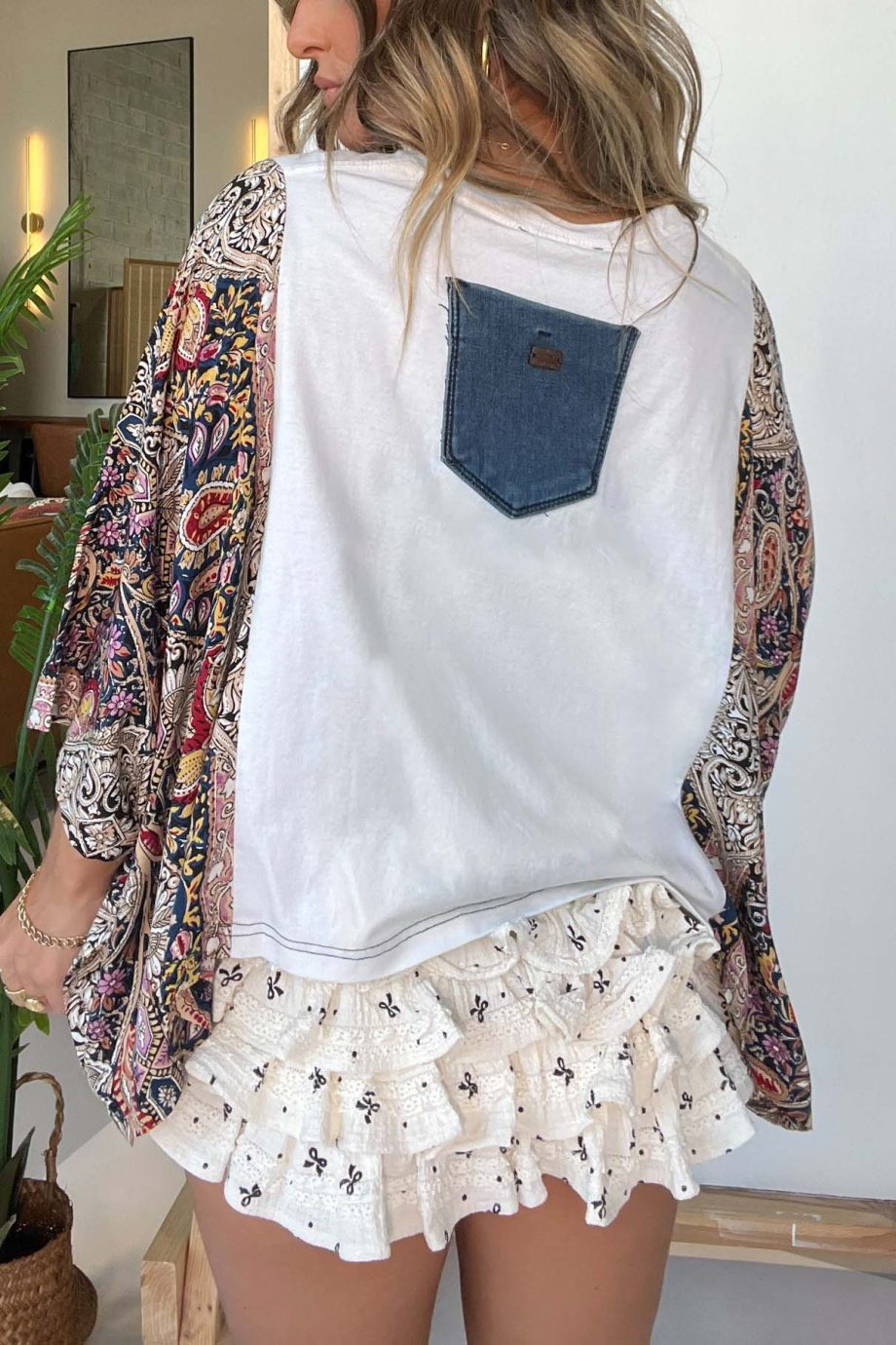 Kiss Mix & Match Tee White Floral - Image 3