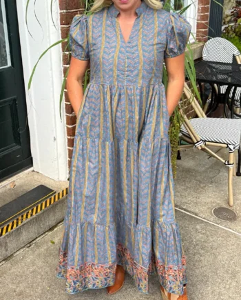 Clover Mini Dress, Vintage Gold