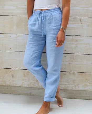 Loose Drawstring Casual Casual Pants