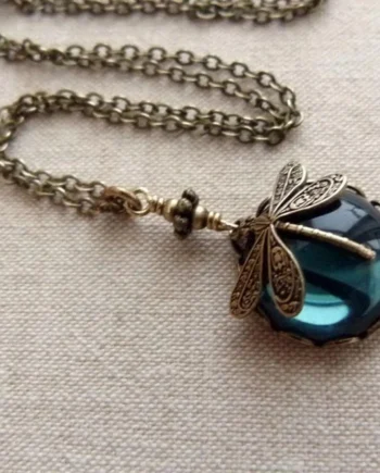 Vintage Dragonfly Necklace