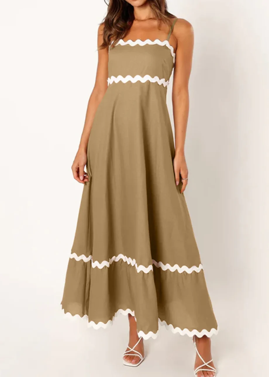 White Lace Stitching Elegant Strapless Tube Top Long Dress - Image 16
