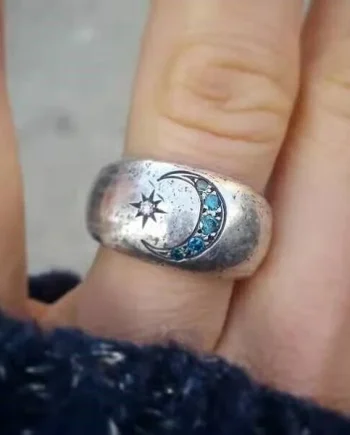 Last Day 49% OFF  Star Moon Ringð