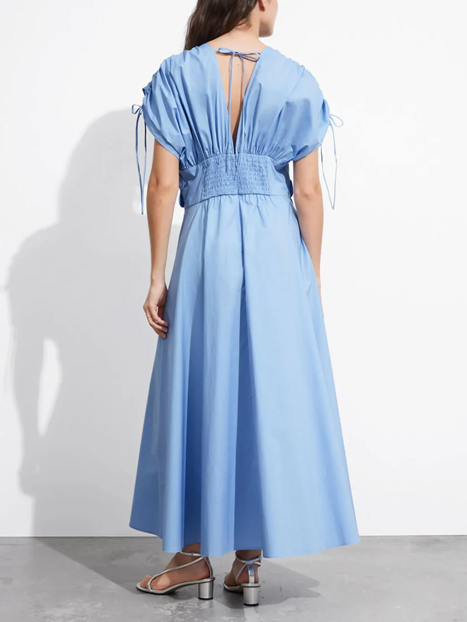 Floral Applique Midi Dress - Image 3