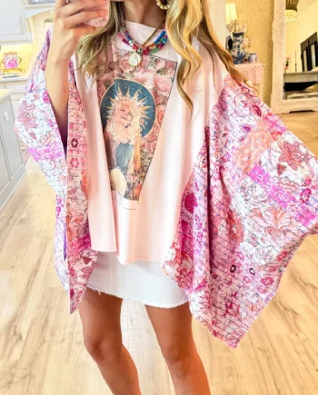 Pink Dolly Print Mix & Match Tee（No Patch）
