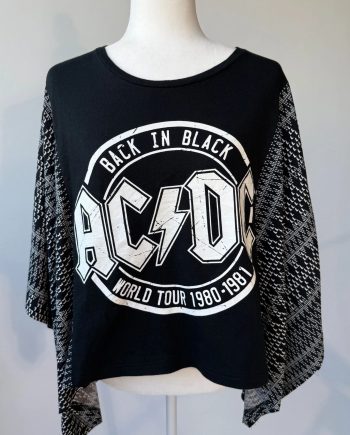 AC/DC Mix & Match Tee Black Aztec