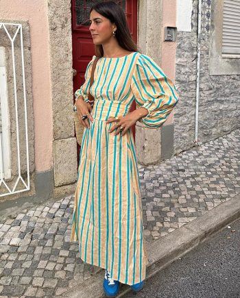Linen Midi Dress