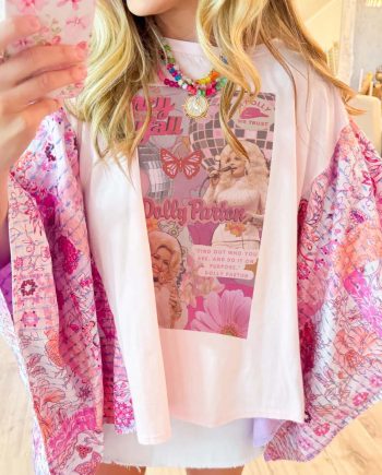 Pink Dolly Print Mix & Match Tee（No Patch）