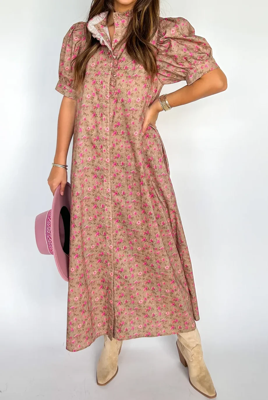 Radiant Row Floral Midi - Image 5