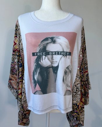 Brittney Mix & Match Tee White Floral