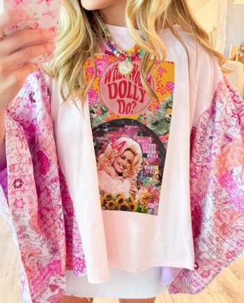 Pink Dolly Print Mix & Match Tee（No Patch）