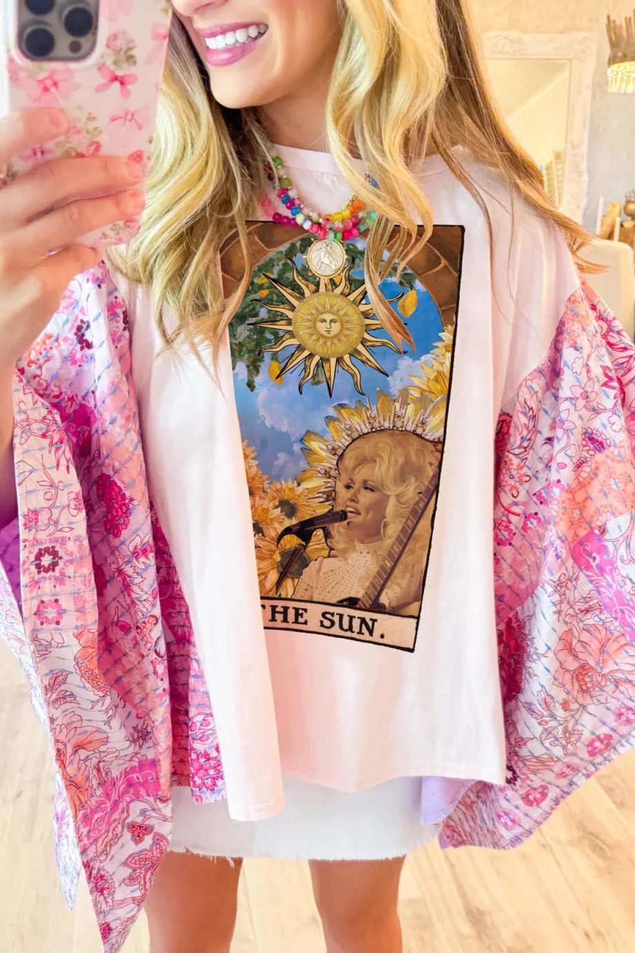 Pink Dolly Print Mix & Match Tee（No Patch）
