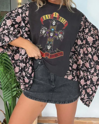 Guns N' Roses Print Tee（No Patch）