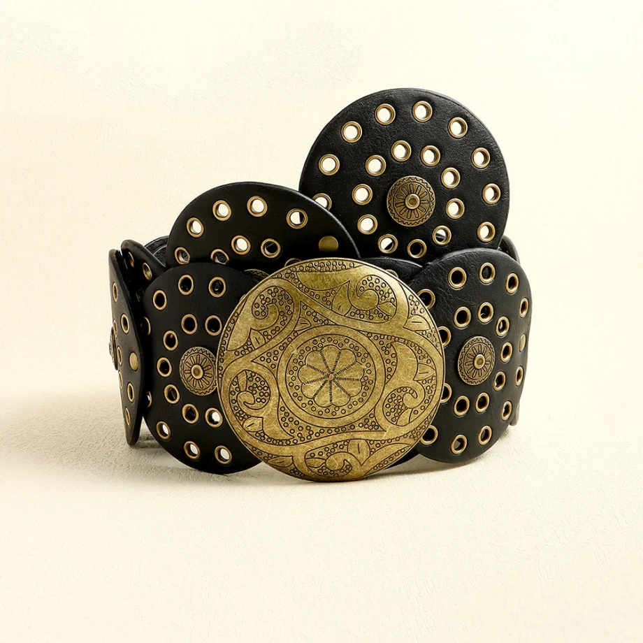 Vintage Western Cowboy Belt - Image 13