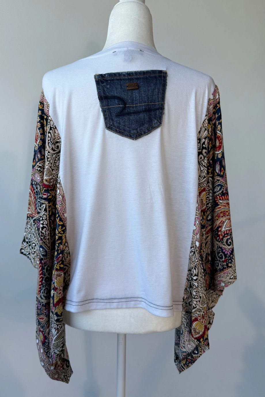 Brittney Mix & Match Tee White Floral - Image 3